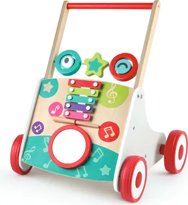 Produktbild von Hape My First Musical Walker, 4 Rad/Räder, Holz, Mehrfarbig