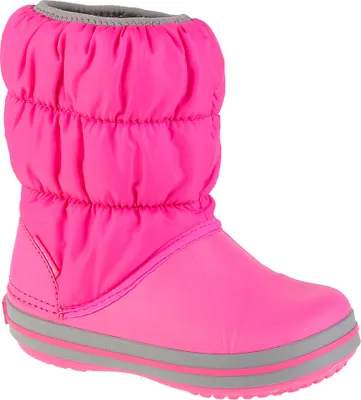 Produktbild von Crocs Winter Puff Boot Kids 14613-6TR, Schneestiefel, für Mädchen, Rosa, Größe: 29/30