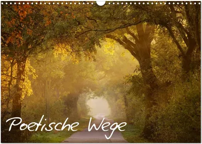 Produktbild von Poetische Wege (Wandkalender 2025 DIN A3 quer), CALVENDO Monatskalender