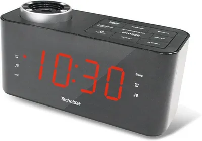 Obrázek produktu pro TechniSat DIGICLOCK 3, Digitální budík, Černá, Čas, LED, AC, AAA