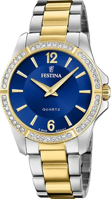 Produktbild von Festina Damen Uhr Fashion Edelstahl Armbanduhr silber gold UF20594/2