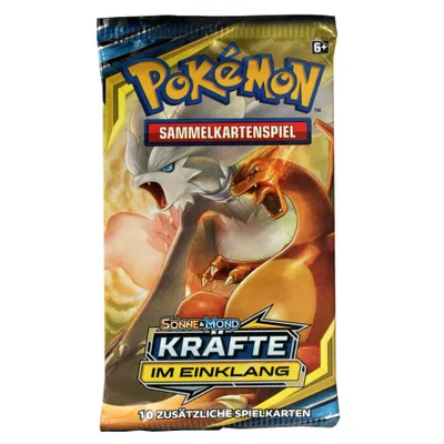 Image de Jeu de cartes à collectionner Pokémon : Booster - Soleil et Lune 10 : Forces en harmonie