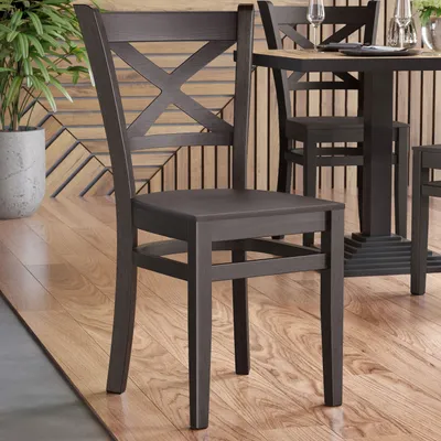 Produktbild von 2er-Set VALENTINO | Bistrostuhl | Wenge | Holz | Gastrostühle, Bistro Stuhl