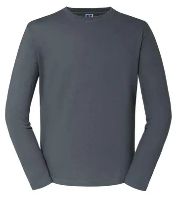 Produktbild von Russell - T-Shirt für Herren, Klassisch, Langärmlig LT4495 (4XL) (Grau unifarben)