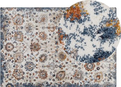 BELIANI Koberec viacfarebný syntetický materiál 160 x 230 cm orientálny vzor jutová podšívka vintage tradičný štýl obývačka spálňa