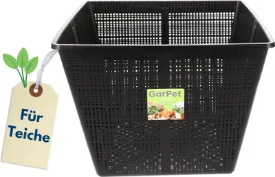 Produktbild von Pflanzkörbe 35 x 35 cm Körbe Wasserpflanzen Teichpflanzkorb Pflanzkorb Teichpflanzen Pflanzkörbe Für Seerosen Wasserpflanzenkorb Teichkorb