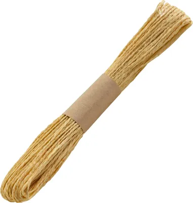 Produktbild von 30m Papierschnur Papierkordel Bastelschnur Papierschnur gedreht, Farbwahl, Farbe:natur