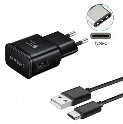 Obrázek produktu pro Samsung EP-TA200EBE Originální cestovní nabíječka + kabel USB-C Black