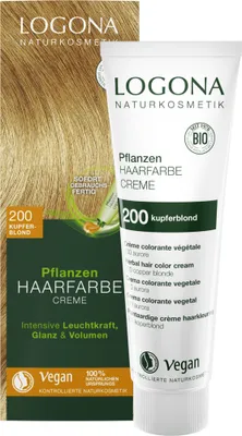 Produktbild von LOGONA 03002, Blond, copper blonde, Frauen, 150 ml, Blond, Glanz