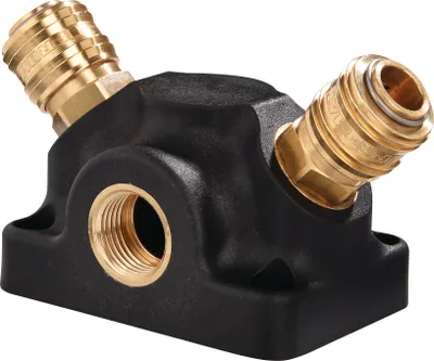 Produktbild von Endverteilerdose Gewinde G 1/2 /19,17 mm IG, 2 Kupplungen DN 7,2