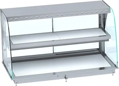 Produktbild von EINBAUWÄRMEVITRINE KERAMIK RUND - WEIß 4/1