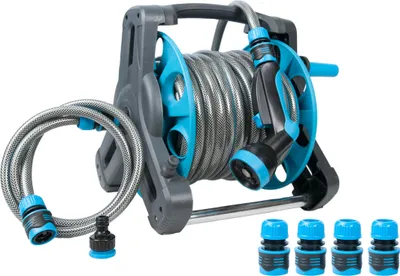 Image de Support pour tuyau 1/2"" 25 m + tuyau d'arrosage 20 m