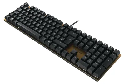 Produktbild von CHERRY KC 200 MX, Volle Größe (100%), Kabelgebunden, USB, Mechanischer Switch, QWERTZ, Schwarz, Bronze
