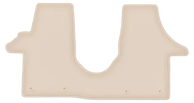 Productafbeelding van Velours automatten voor Volkswagen Transporter T5 2003-2015 – beige, op maat – Wielganizator FORTUNA