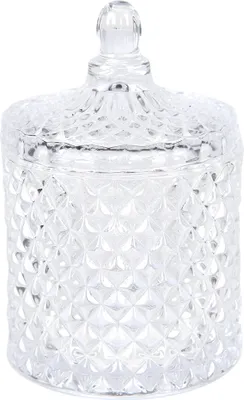 Produktbild von Clayre & Eef Glastopf Ø 8x13 cm Glas Rund