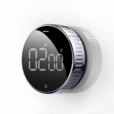 Immagine prodotto di Baseus Heyo rotazione conto alla rovescia Nero Timer giornaliero