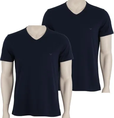 Produktbild von EMPORIO ARMANI 2P V-NECK T-SHIRTS            2 blau M
