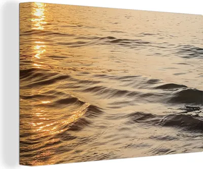 Obrázok produktu pre OneMillionCanvasses® - Obrazy na plátne - 140x90 cm, More - Slnko - Voda, Nástenná umelecká tlač Nástenná dekorácia - Fotografia na plátne - Maľba na drevenom ráme