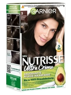 Produktbild von Garnier Nutrisse Haarfarbe, 30 Espresso Dunkelbraun