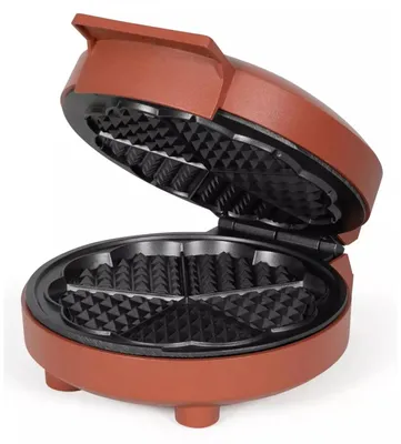 Produktbild von Rotes herzförmiges waffeleisen 1000 w Livoo DOP255R