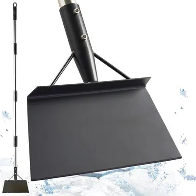 Image de Pelle à neige de 152 cm de long pour trottoirs, brise-glace robuste, multifonctionnelle