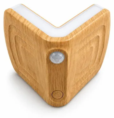 Produktbild von Wiederaufladbare LED‑Wandleuchte mit Bewegungs‑ und Lichtsensor, magnetische Montage, 3‑in‑1 Farbmodus, kabelloses Nachtlicht für Zuhause