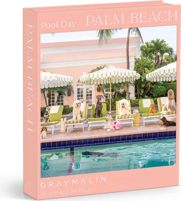 Produktbild von Gray Malin Palm Beach 1000 Piece Book Box Puzzle