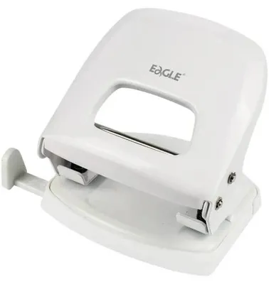 Produktbild von EAGLE Locher P7108, weiß, 25 Blatt