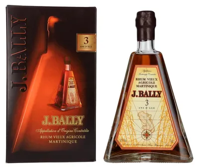 Produktbild von J. Bally Rhum Vieux Agricole Martinique 3 Ans D'Âge 45% Vol. 0,7l in Geschenkbox