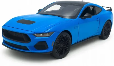 Produktbild von Welly Ford Mustang GT 2024 Metallmodell Blau 1:24