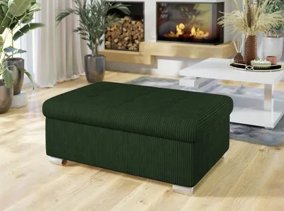 Obrázek produktu pro Taburet do obýváku NELLI 2 - zelený 2
