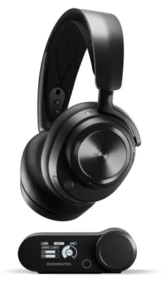 Zdjęcie produktu dla Steelseries Arctis Nova Pro Wireless, Bezprzewodowy, Gaming, 10 - 22000 Hz, Zestaw słuchawkowy, Czarny