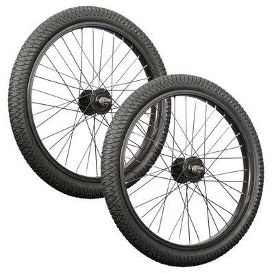 Produktbild von 20 Zoll Laufrad Set für Anhänger Moped Fahrrad Karren Lastenräder bereift