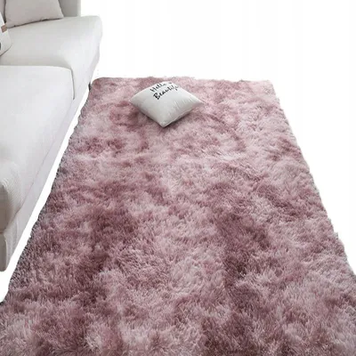 Zdjęcie produktu dla Dywan różowy pluszowy włochacz shaggy rabbit 220x160 cm mięciutki miły xxl