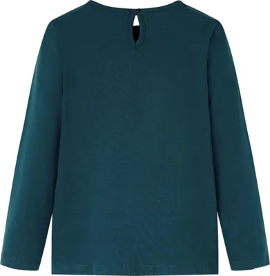 Produktbild von vidaXL Kinder-Langarmshirt Dunkelgrün 104