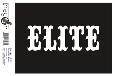 Produktbild von Aufkleber / Autoaufkleber - JDM / Die cut / Auto / OEM - Elite 210x100mm weiß - Heckscheibe / Heckscheibenaufkleber