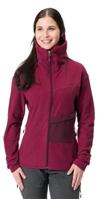 Produktbild von VAUDE Yaras Damen-Fleecejacke für Radtouren, atmungsaktiv, schnell trocknend, Rot
