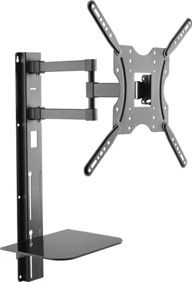 Produktbild von Fernseher TV Wandhalterung mit DVD Ablage Regal Halterung VESA 100-400 Halterung