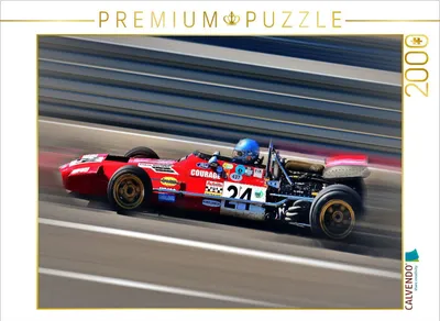 Produktbild von CALVENDO Puzzle De Tomaso 505 - ein Formel 1 Monoposto aus dem Jahr 1970 | 2000 Teile Lege-Größe 90x67cm Foto-Puzzle für glückliche Stunden