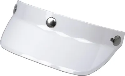 Image de Visière universelle à 3 boutons-pression à relever et à treuiller pour les casques de moto ouverts