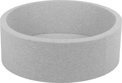 Immagine prodotto di Petsona piscina di palline piscina di palline pro psy 90x30cm/nessuna pallina rotonda gatto coniglio animali cani piscina di schiuma portatile  eu, světle šedá