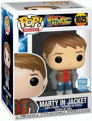 Produktbild von Back To The Future Zurück in die Zukunft - Marty In Jacket 1025 Shop Limited Edition - Funko Pop! - Vinyl Figur
