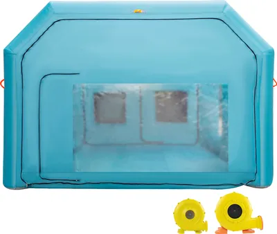 Obrázok produktu pre SucceBuy 23x13x8ft nafukovacia lakovacia kabína s dvoma dúchadlami na lakovanie áut a ďalšie