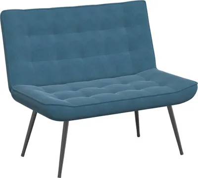 Obrázok produktu pre vidaXL Lavica modrá 110x74x84 cm zamat