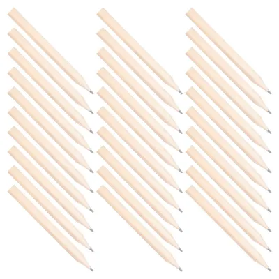 Productafbeelding van Solidchoice - Set van 200 Mini Houten Potloden voor Creatieve Projecten