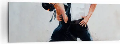 Produktbild von Bild auf Leinwand - Leinwandbild - tanzen sie - 160x50cm - Wand Bild - Wanddeko - Wandbilder - Leinwanddruck - Bilder - Kunstdruck - Wanddekoration - Leinwand bilder - Wandkunst - AB160x50-3771