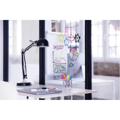 Produktbild von Edding 95 Glass, 4 Stück(e), Blau, Pink, Weiß, Gelb, Rundspitze, Mehrfarbig, Polyester, 1,5 mm