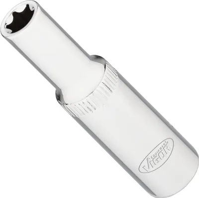 Produktbild von Vigor V7014-10, Steckschlüsselbuchse, Edelstahl, 1 Kopf/Köpfe, 3/8", Metrisch, 10 mm