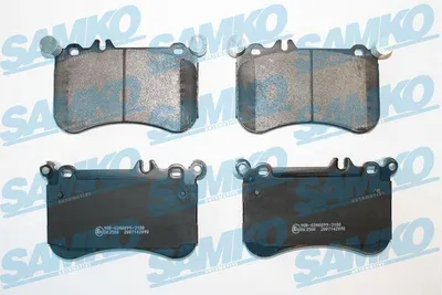 Image de SAMKO 5SP2090 Jeu de plaquettes de frein, frein à disque x