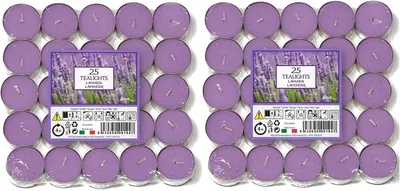 Produktbild von Kerzen – Aladino Lavendelduftende Teelichter, 50er-Pack – 021937D